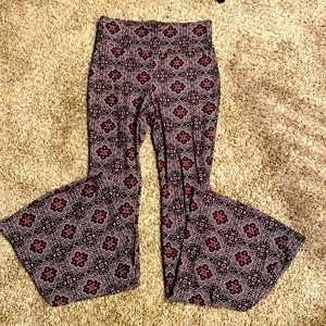 Stretchy bell bottom pants